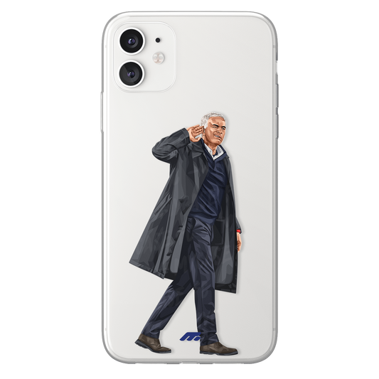 José Mourinho phone case AS Roma Serie A clear phone case for smartphone