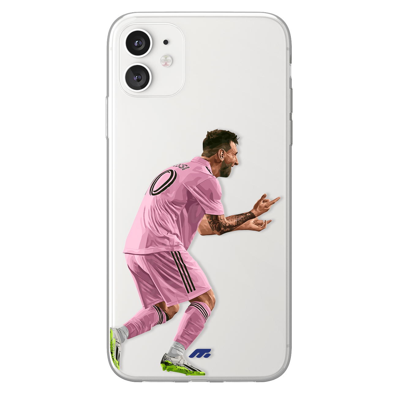 Lionel Messi phone case Inter Miami MLS clear phone case for smartphone