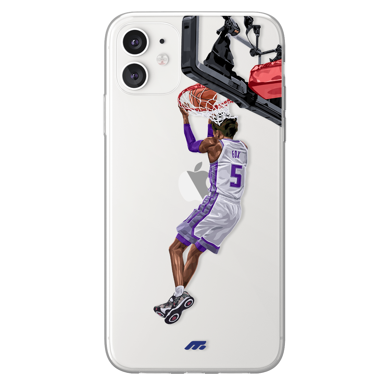 De'Aaron Fox phone case Sacramento Kings NBA clear phone case for smartphone