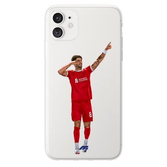 Dominik Szoboszlai phone case Liverpool Football Club Premier League clear phone case for smartphone