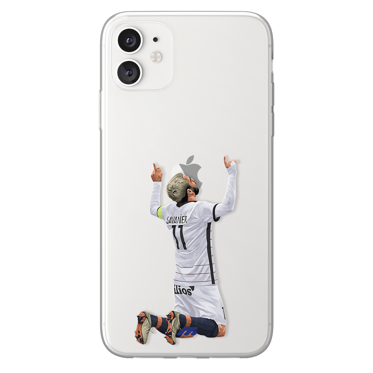 Teji Savanier phone case Montpellier Hérault SC Ligue 1 clear phone case for smartphone