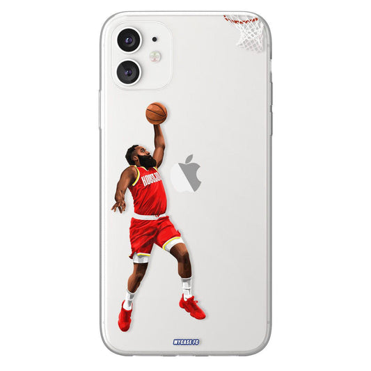 James Harden phone case Houston Rockets NBA clear phone case for smartphone