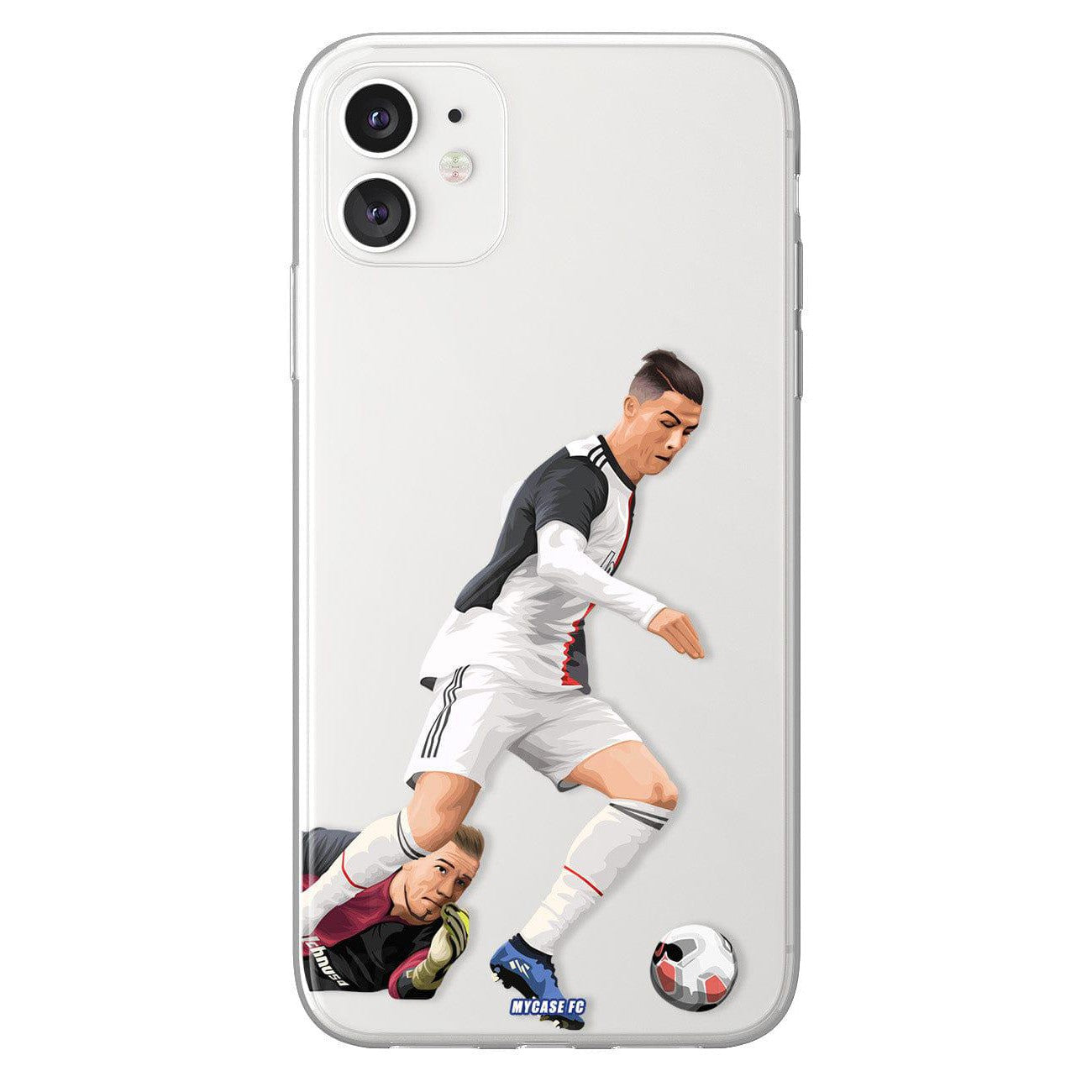 Cristiano Ronaldo phone case Juventus Football Club Serie A clear phone case for smartphone