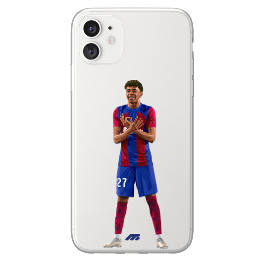 Lamine Yamal phone case FC Barcelona La Liga clear phone case for smartphone