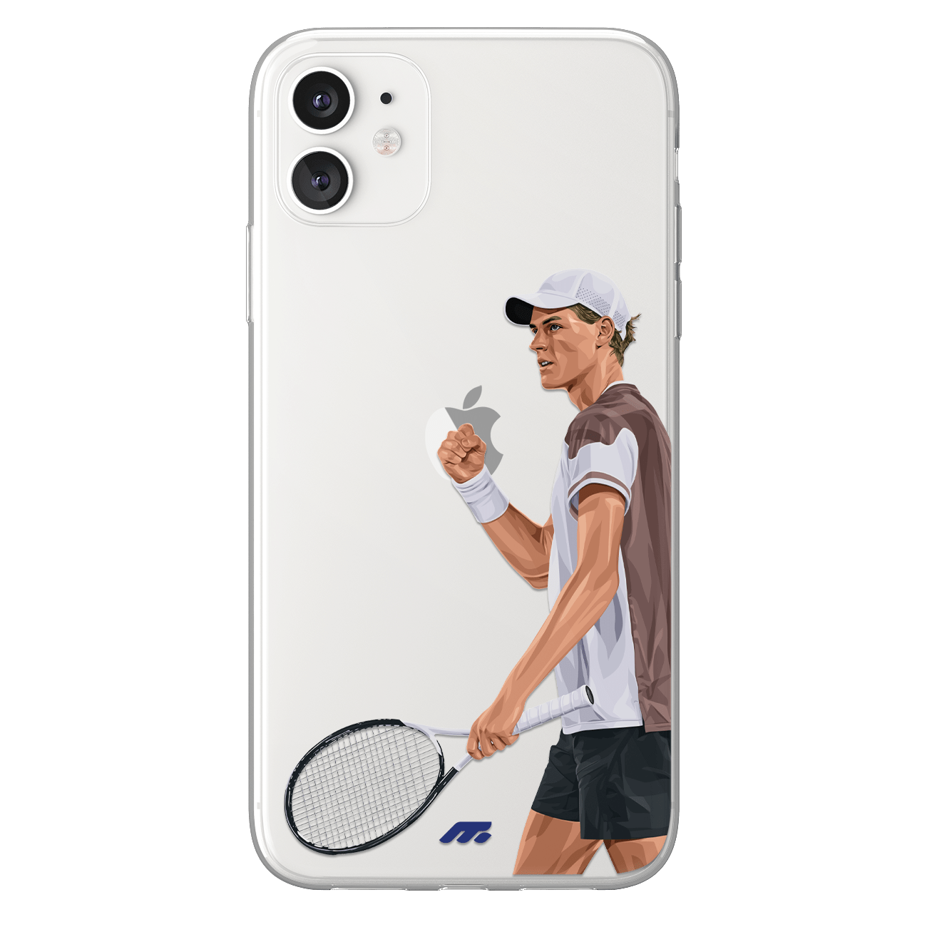Jannick Sinner phone case Jannick Sinner Tennis clear phone case for smartphone