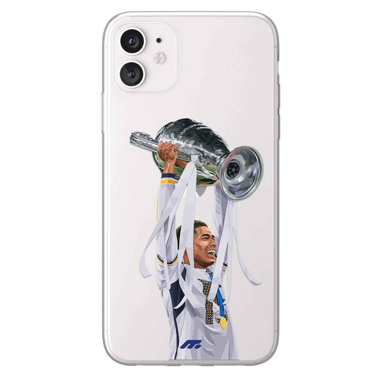 Jude Bellingham phone case Real Madrid CF La Liga clear phone case for smartphone