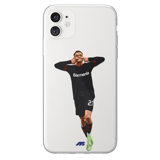 Florian Wirtz phone case Bayer Leverkusen Bundesliga clear phone case for smartphone