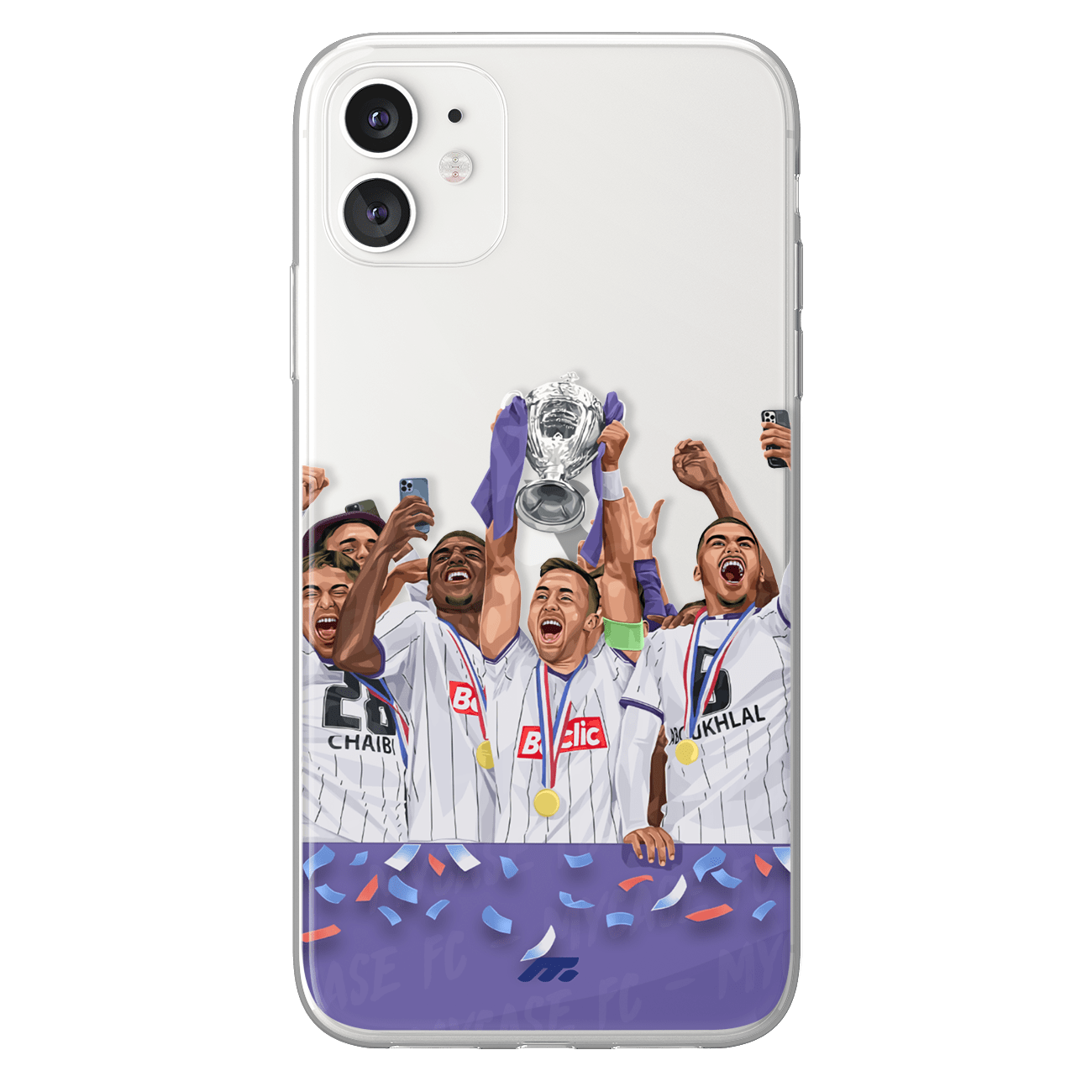 Collectif phone case Toulouse FC Ligue 1 clear phone case for smartphone
