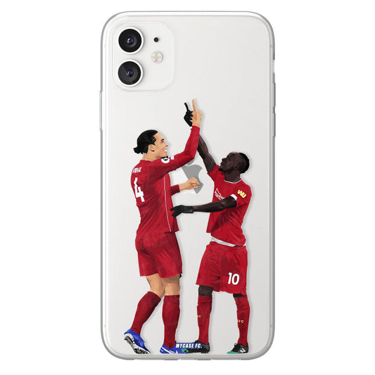 Virgil Van Dijk phone case Liverpool Football Club Premier League clear phone case for smartphone