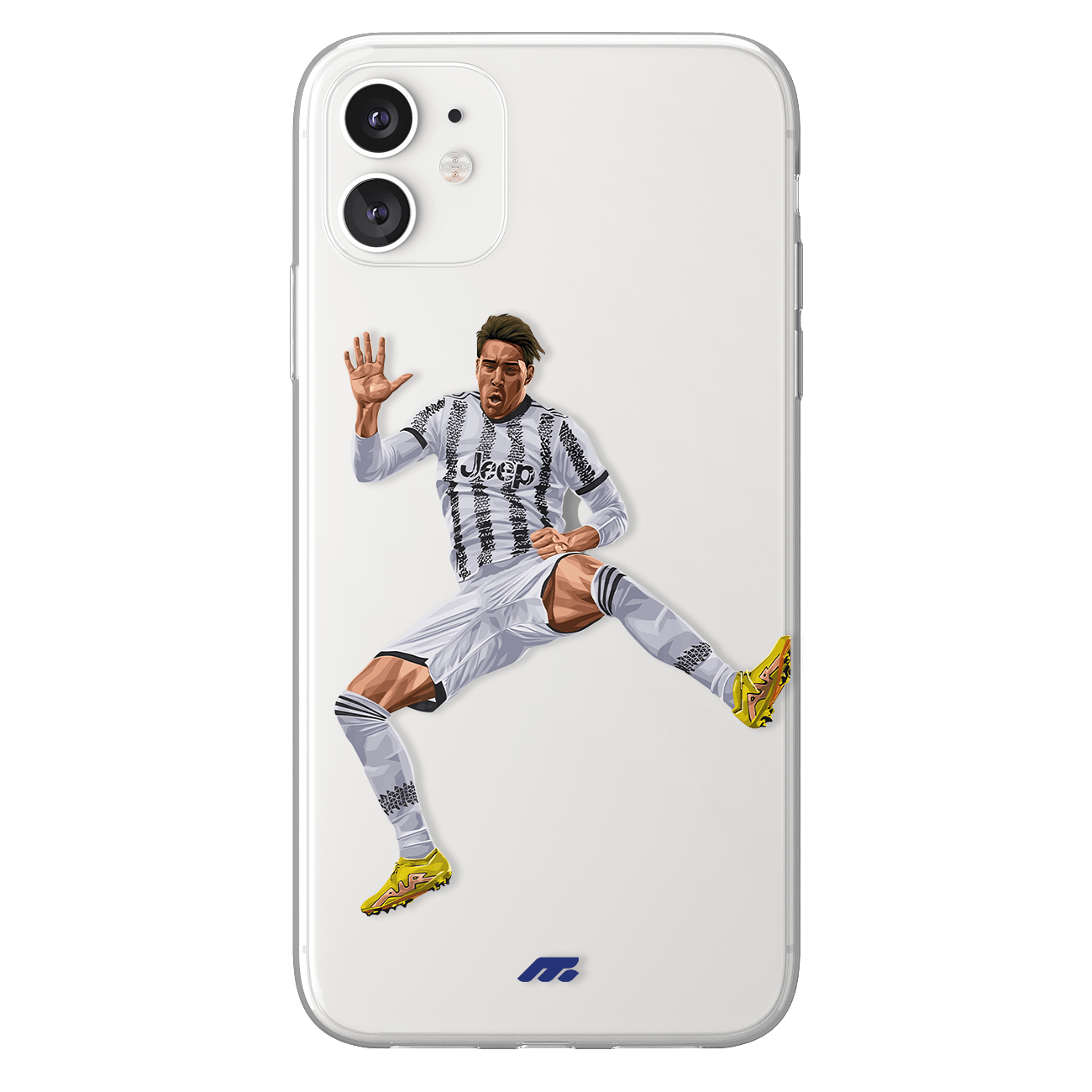 Dusan Vlahovic phone case Juventus Football Club Serie A clear phone case for smartphone