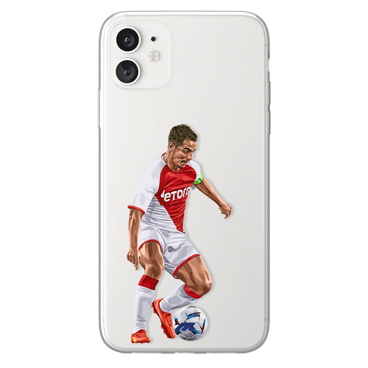 Wissam Ben Yedder phone case AS Monaco Ligue 1 clear phone case for smartphone