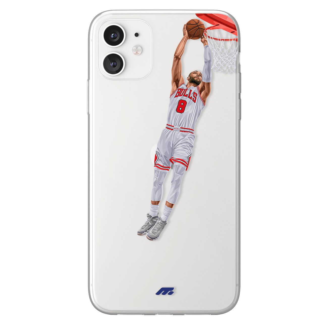 Zach LaVine phone case Chicago Bulls NBA clear phone case for smartphone