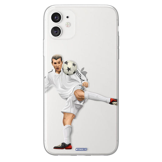 Zinedine Zidane phone case Real Madrid CF La Liga clear phone case for smartphone