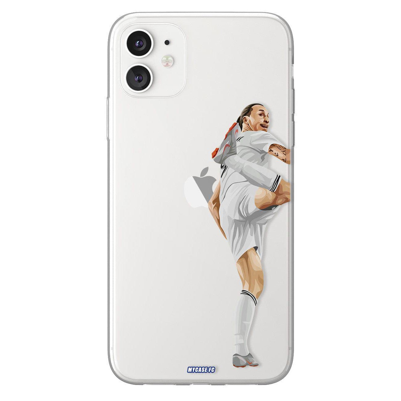 Zlatan Ibrahimovic phone case Los Angeles Galaxy MLS clear phone case for smartphone