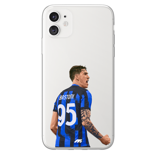 Alessandro Bastoni phone case Internazionale Milano Serie A clear phone case for smartphone