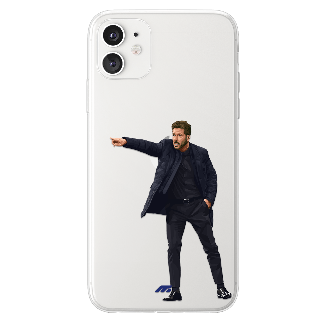 Diego Simeone phone case Atletico Madrid La Liga clear phone case for smartphone