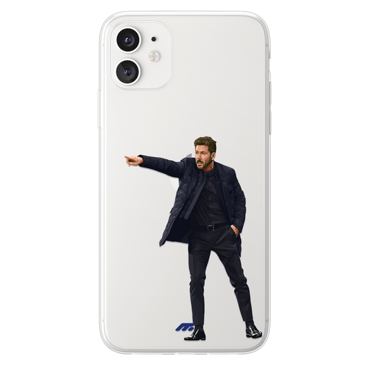 Diego Simeone phone case Atletico Madrid La Liga clear phone case for smartphone