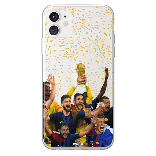 Les Bleus phone case Equipe de France International football clear phone case for smartphone