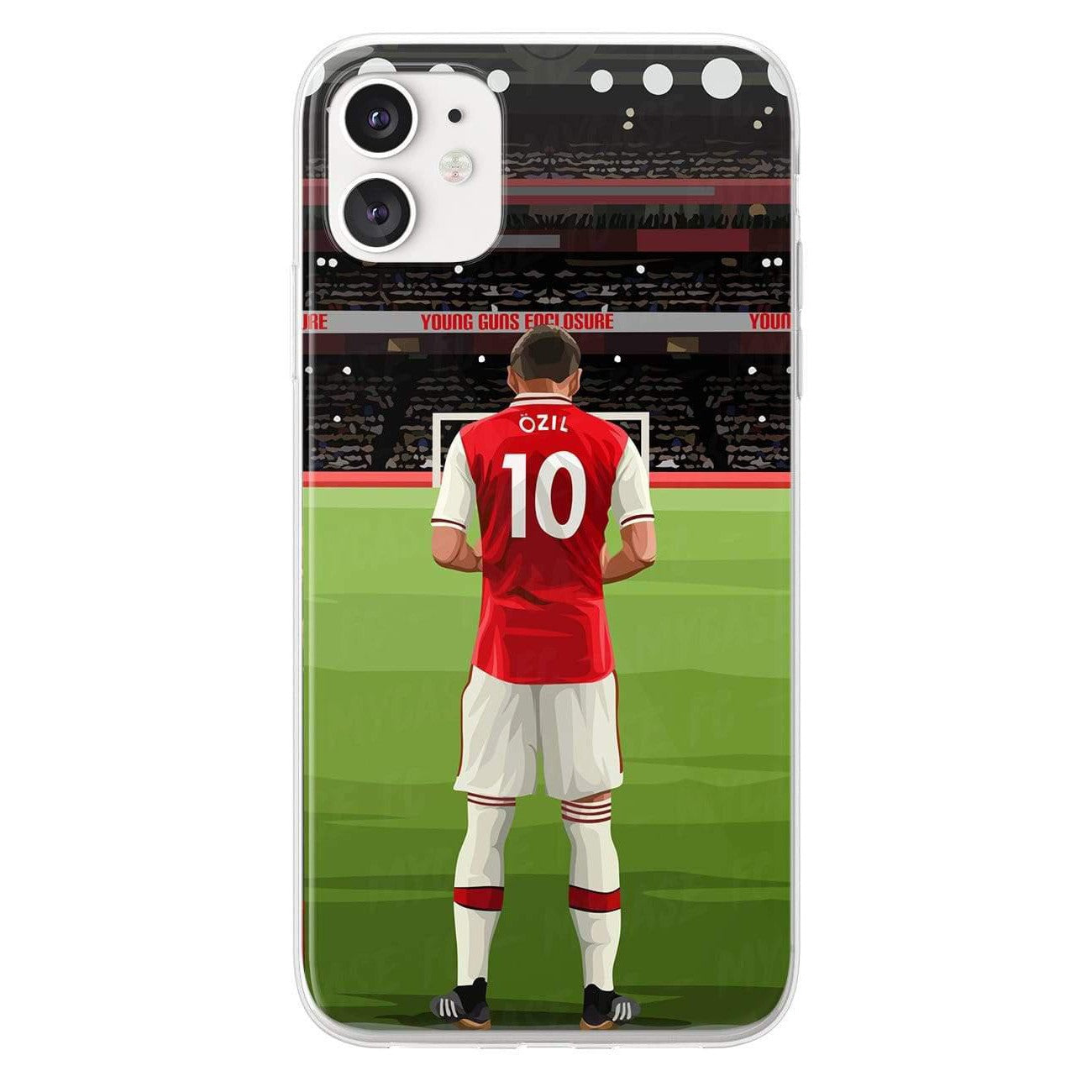 Mesut Ozil phone case Arsenal FC Premier League clear phone case for smartphone