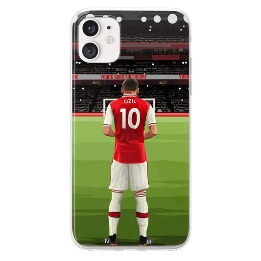 Mesut Ozil phone case Arsenal FC Premier League clear phone case for smartphone