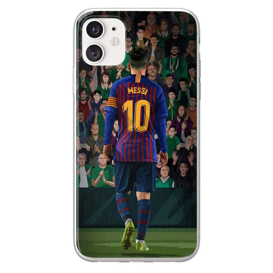 Lionel Messi phone case FC Barcelona La Liga clear phone case for smartphone
