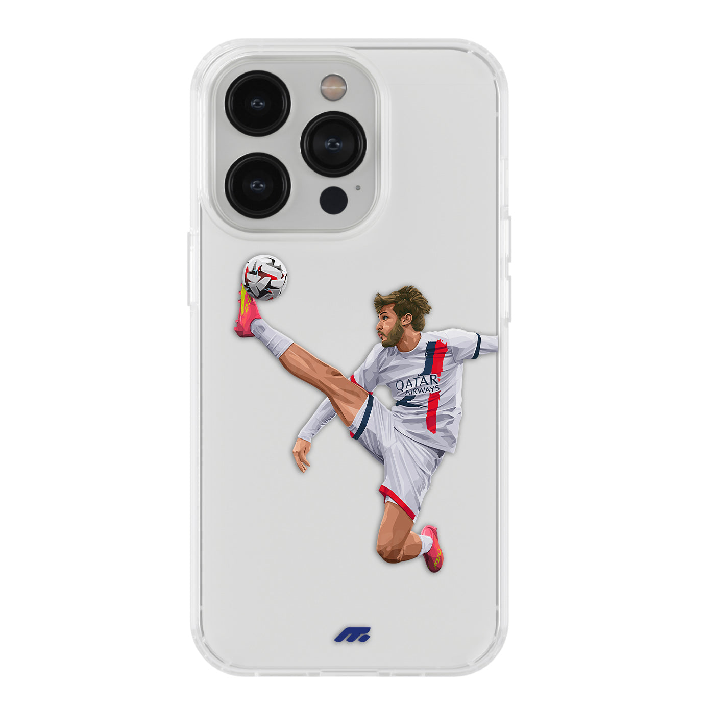 Khvicha Kvaratskhelia phone case Paris Saint-Germain Ligue 1 clear phone case for smartphone