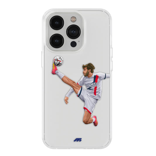 Khvicha Kvaratskhelia phone case Paris Saint-Germain Ligue 1 clear phone case for smartphone