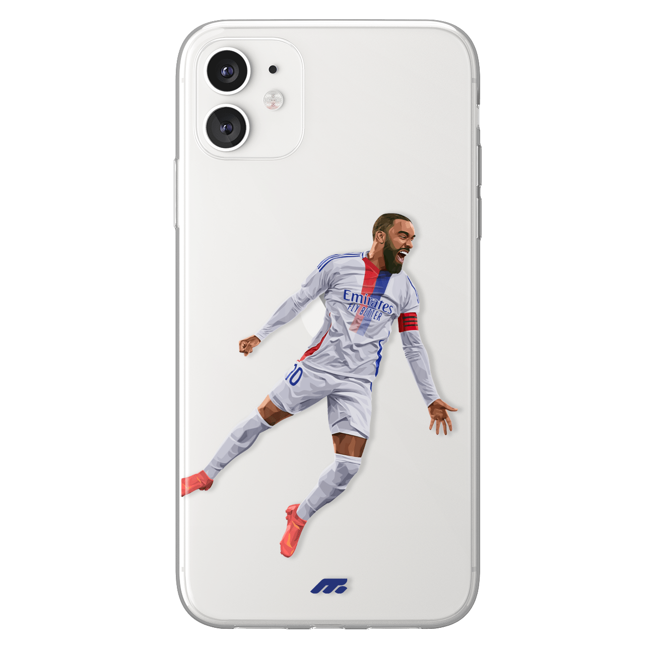 Alexandre Lacazette phone case Olympique lyonnais Ligue 1 clear phone case for smartphone