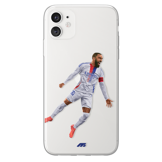 Alexandre Lacazette phone case Olympique lyonnais Ligue 1 clear phone case for smartphone