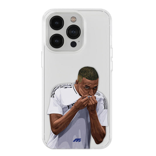 Kylian Mbappé phone case Real Madrid CF La Liga clear phone case for smartphone