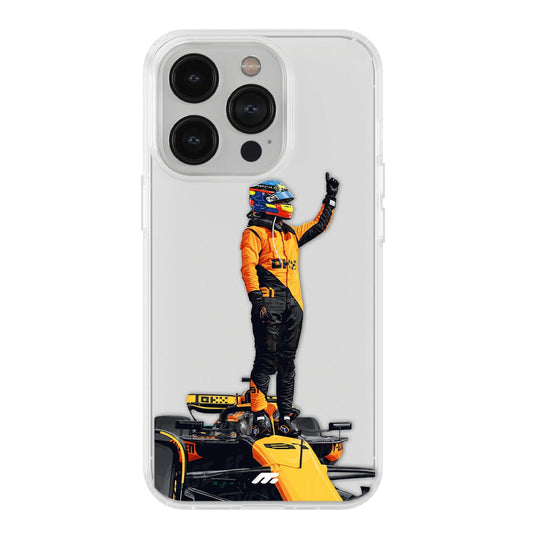 Oscar Piastri phone case McLaren Formula 1 clear phone case for smartphone
