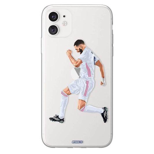 Karim Benzema phone case Real Madrid CF La Liga clear phone case for smartphone