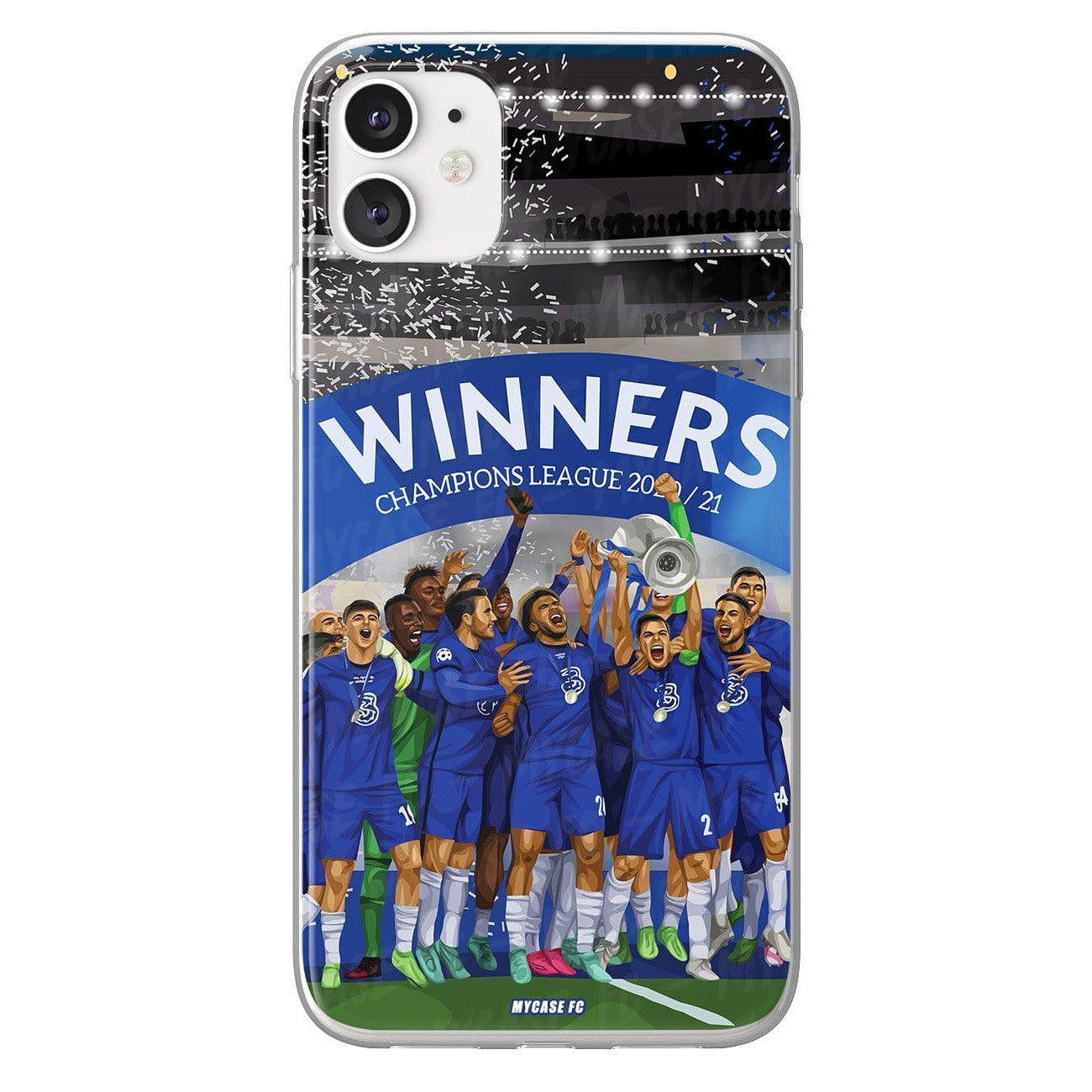 Chelsea phone case Chelsea FC Premier League clear phone case for smartphone