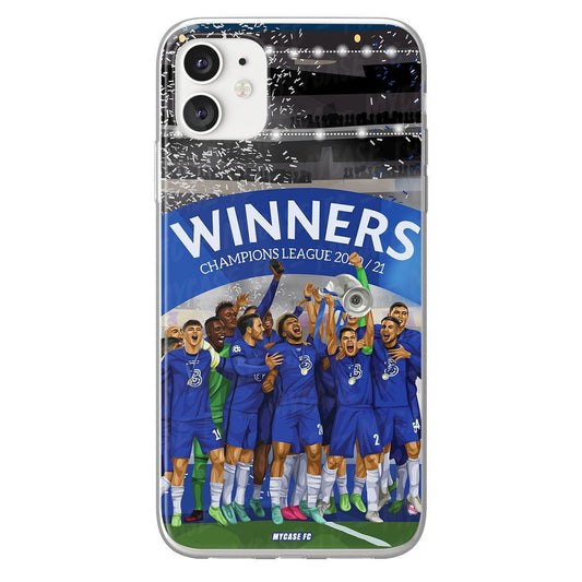 Chelsea phone case Chelsea FC Premier League clear phone case for smartphone