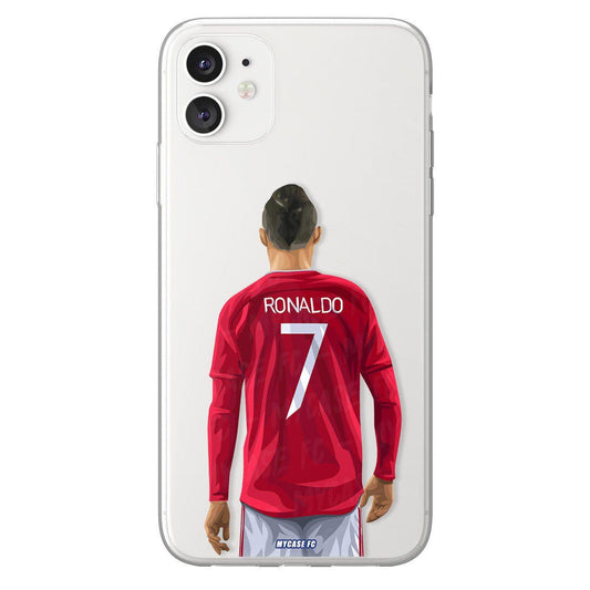 Cristiano Ronaldo phone case Manchester United Premier League clear phone case for smartphone