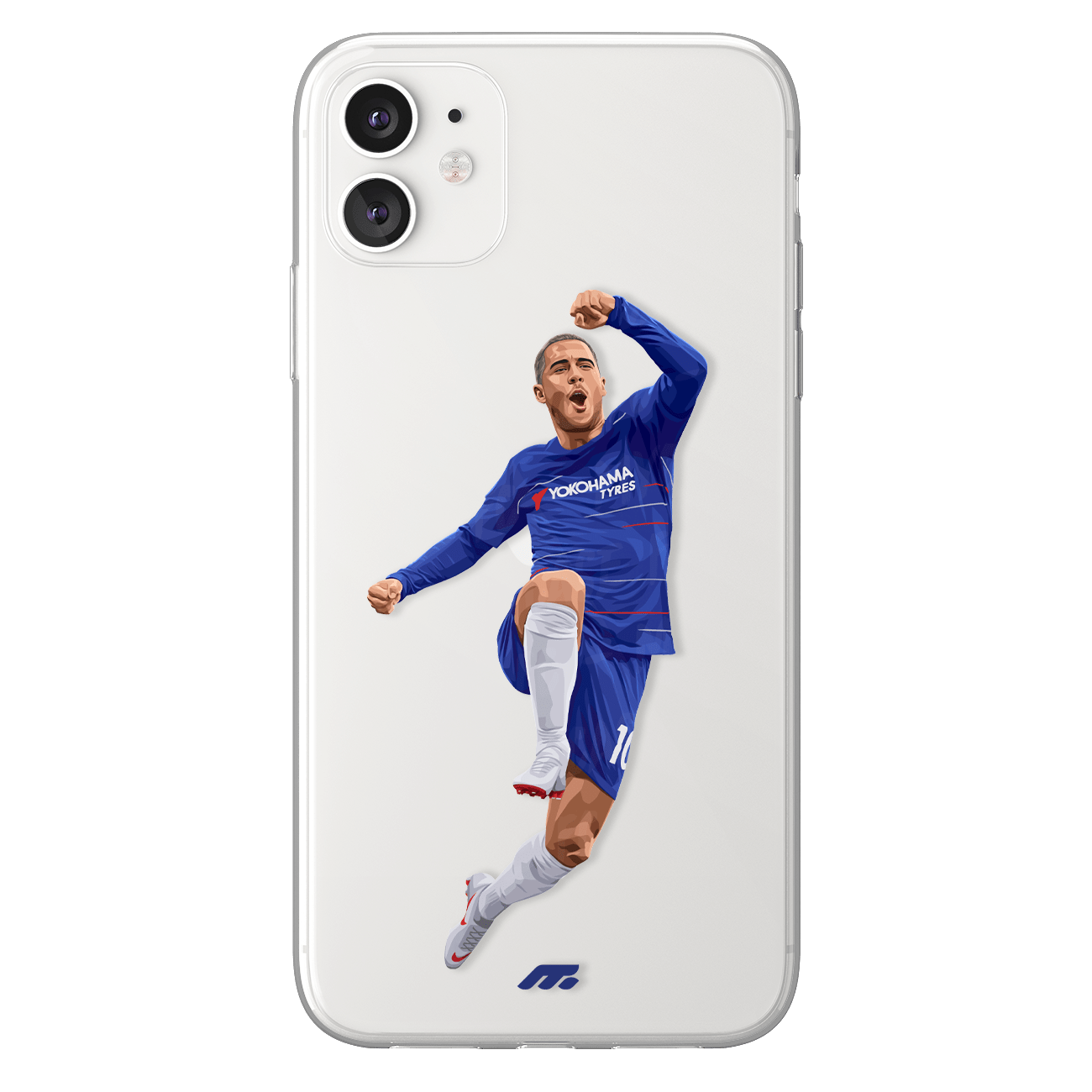Eden Hazard phone case Chelsea FC Premier League clear phone case for smartphone