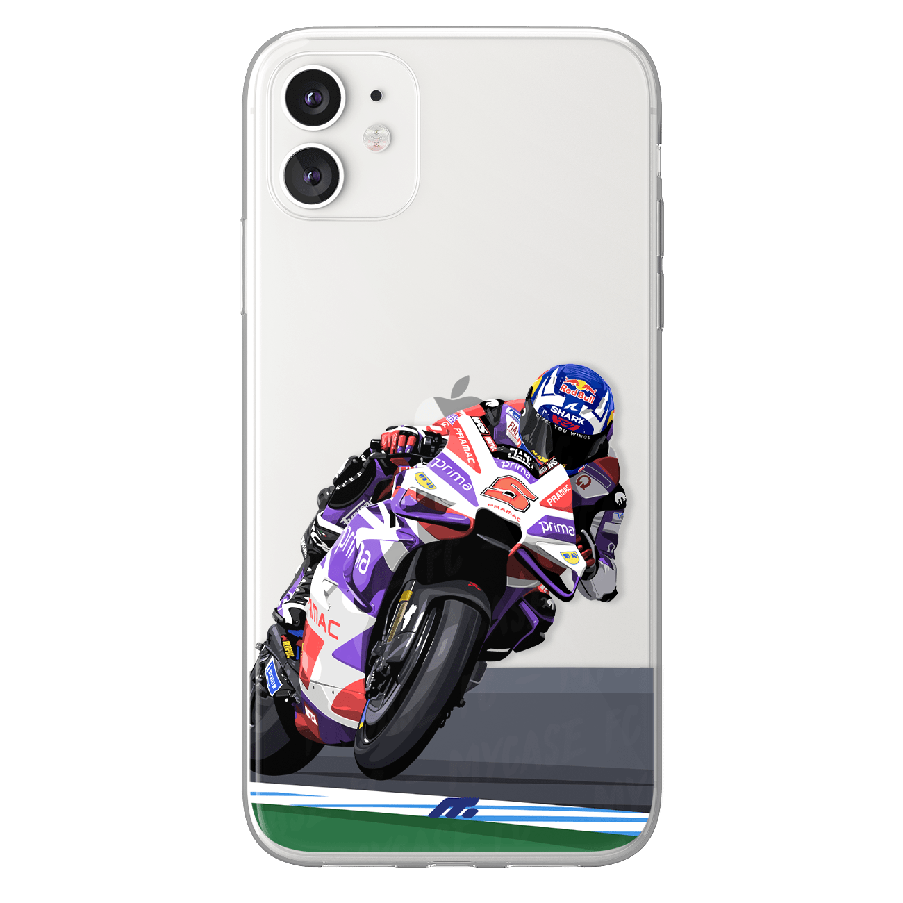 Johann Zarco phone case Pramac Racing Moto GP clear phone case for smartphone