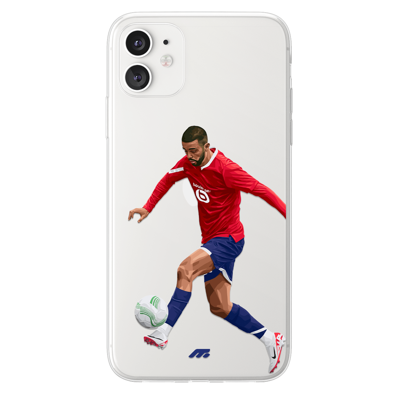 Edon Zhegrova phone case Lille OSC Ligue 1 clear phone case for smartphone