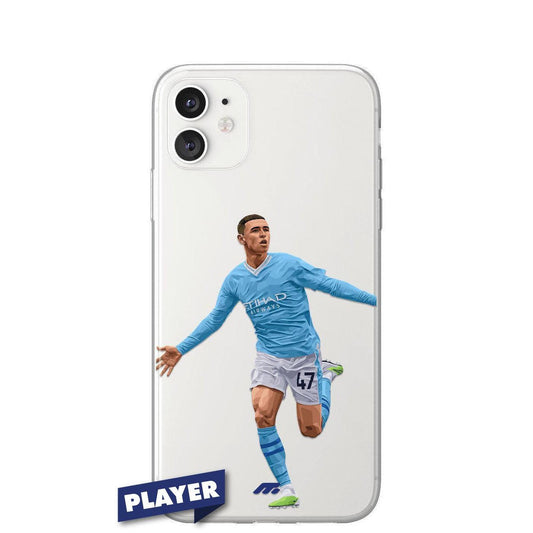 Phil Foden phone case Manchester City Premier League clear phone case for smartphone
