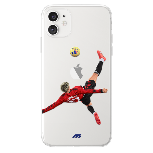 Garnacho phone case Manchester United Premier League clear phone case for smartphone