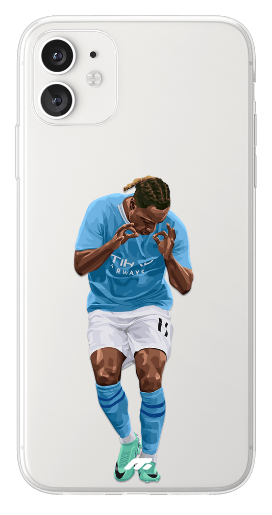 Jérémy Doku phone case Manchester City Premier League clear phone case for smartphone