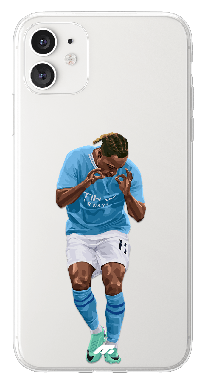 Jérémy Doku phone case Manchester City Premier League clear phone case for smartphone