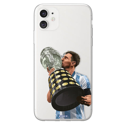 Léo Messi phone case Argentina International football clear phone case for smartphone