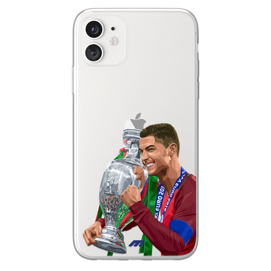 Cristiano Ronaldo phone case Portugal International football clear phone case for smartphone