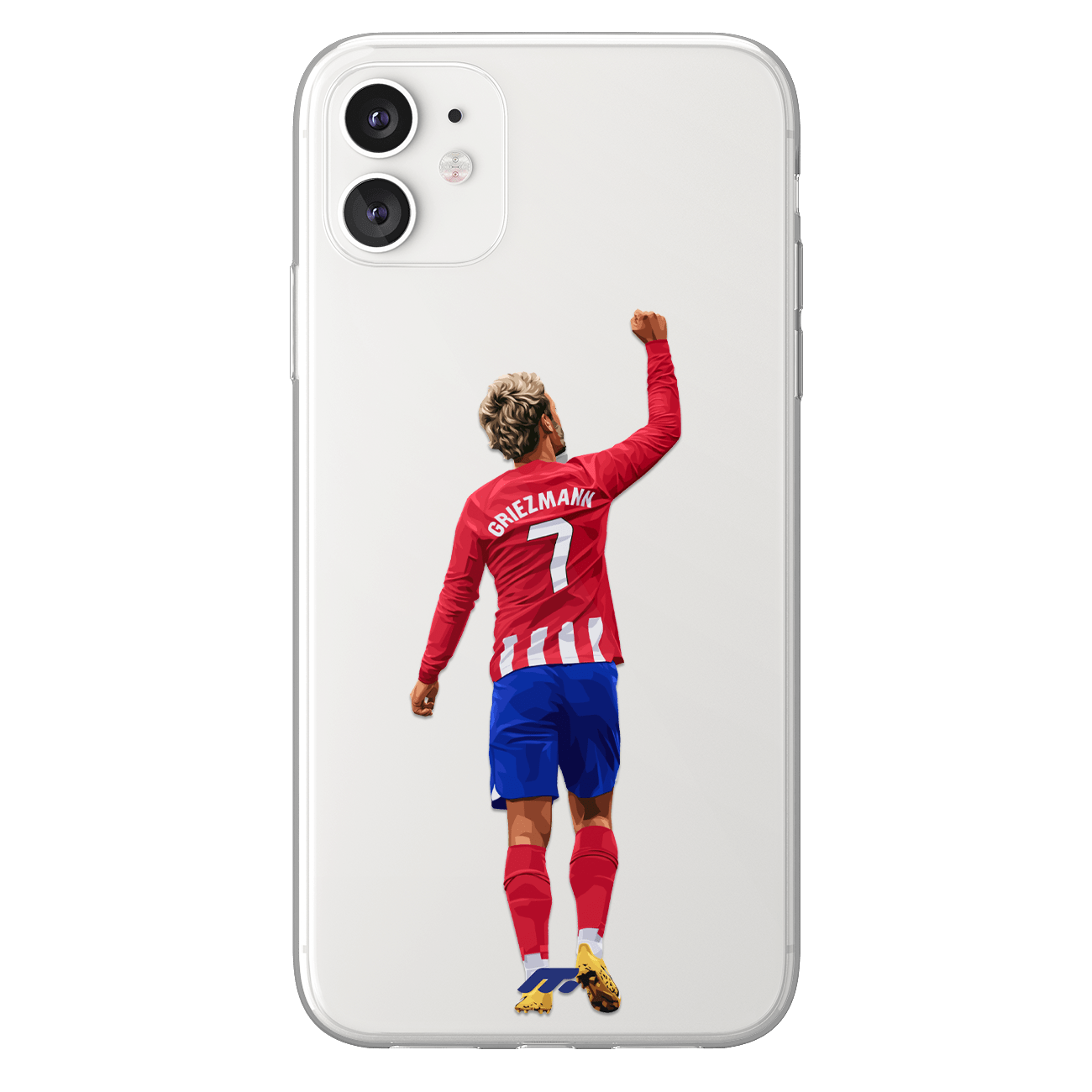 Antoine Griezmann phone case Atletico Madrid La Liga clear phone case for smartphone