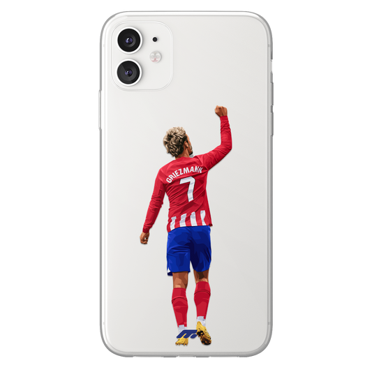 Antoine Griezmann phone case Atletico Madrid La Liga clear phone case for smartphone