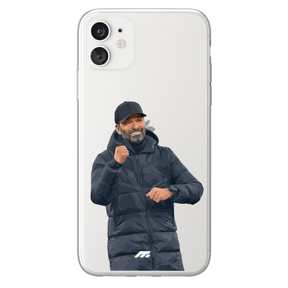 Jürgen Klopp phone case Liverpool FC Premier League clear phone case for smartphone