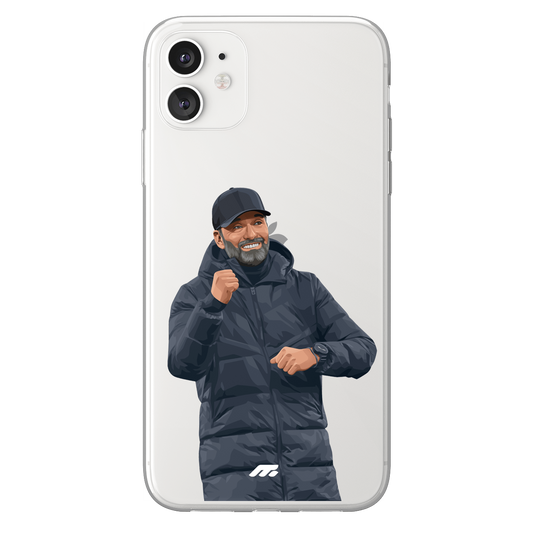 Jürgen Klopp phone case Liverpool FC Premier League clear phone case for smartphone