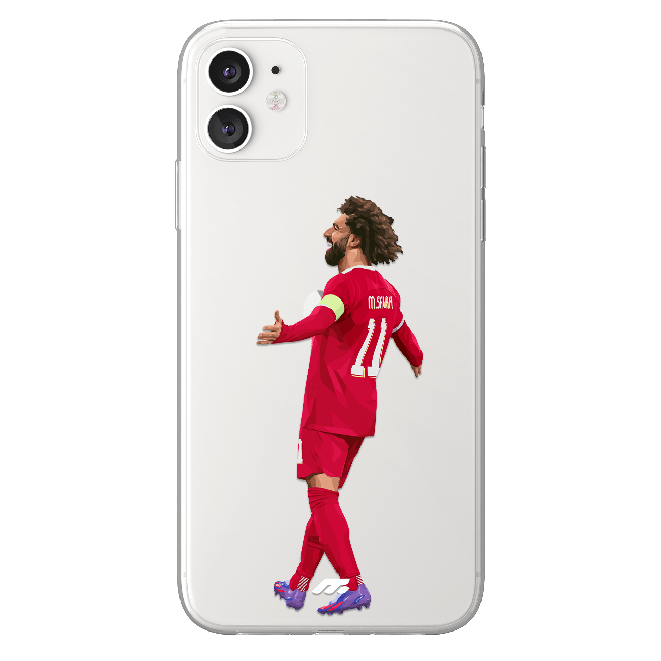 Mohamed Salah phone case Liverpool Football Club Premier League clear phone case for smartphone
