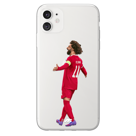 Mohamed Salah phone case Liverpool Football Club Premier League clear phone case for smartphone